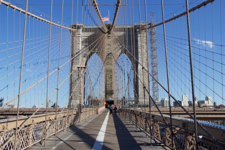 the brooklyn bridge is a top new york attraction
