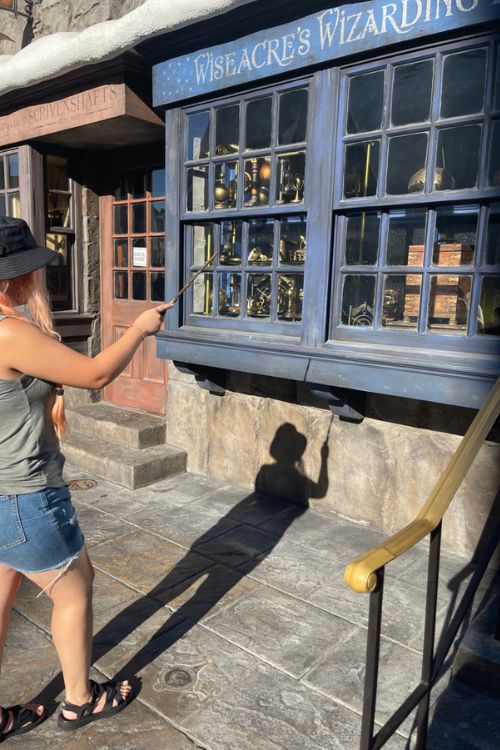 ollivanders wands at the wizarding world of harry potter hollywood