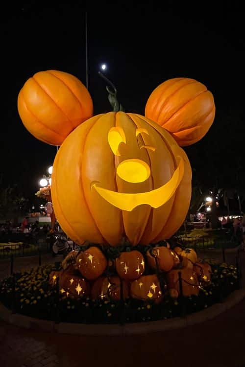 disneyland halloween mickey mouse pumpkin