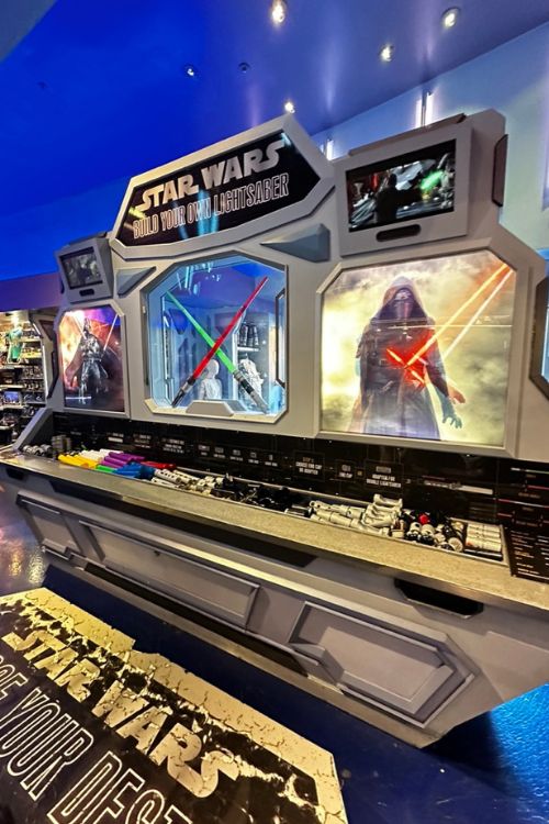 star wars lightsaber build your own station