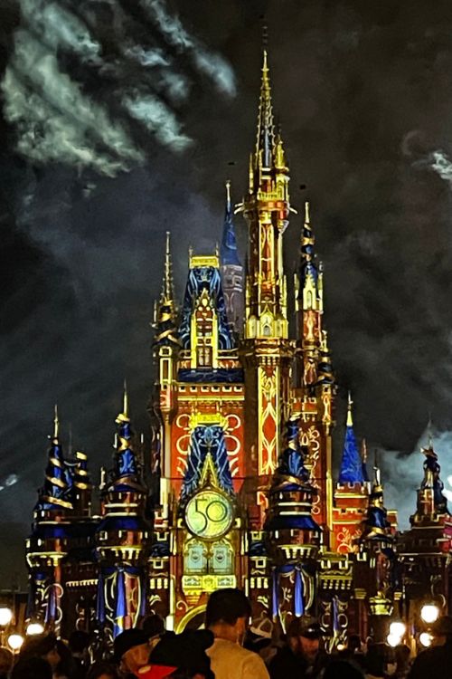Disney World castle is huge compared to Disneyland Castle