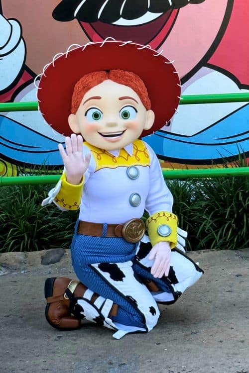 Jessie Toy Story Movie Character meet in Hollywood studios