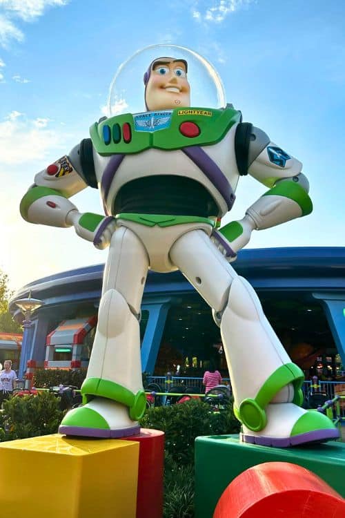 Buzz Lightyear statue in Disney World
