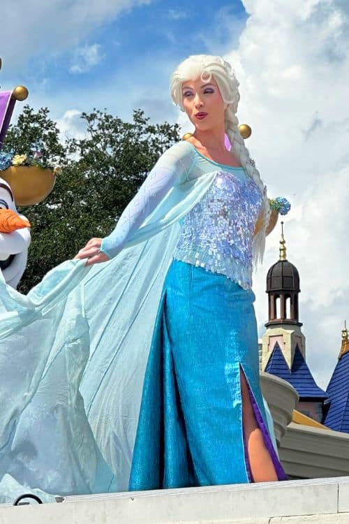 Elsa the Snow Queen from Frozen at Disney World