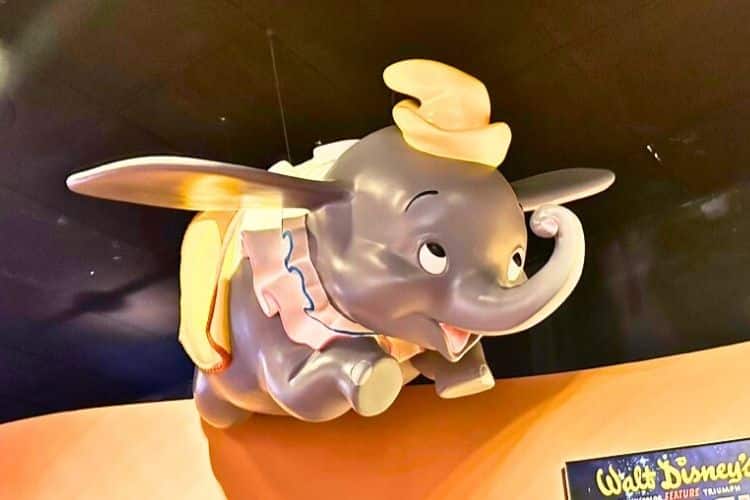 Dumbo the flying elephant