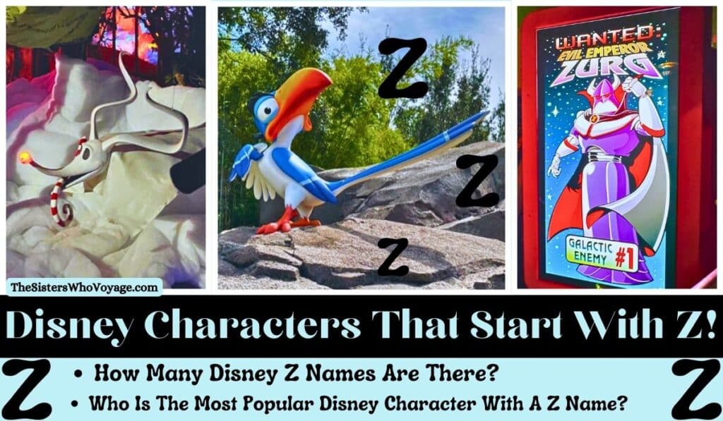 Disney characters that start with Z